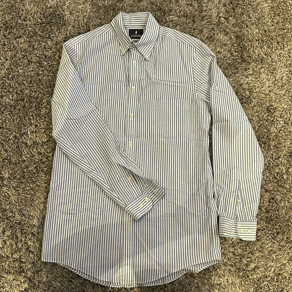 STAFFORD OXFORD DRESS SHIRT